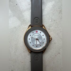 Charcoal Michele watch